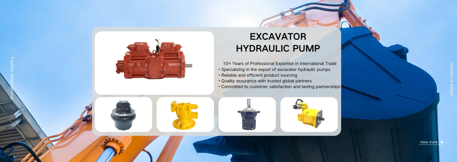 Powerful and durable hydraulic pumps