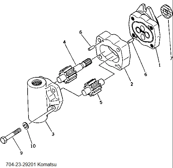 零件图 齿轮泵 小松 704-23-29201 装载机 510,515.png