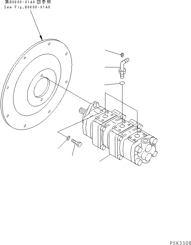 零件图 齿轮泵 小松 705-41-08260 PC38UU, PC38UUM.png