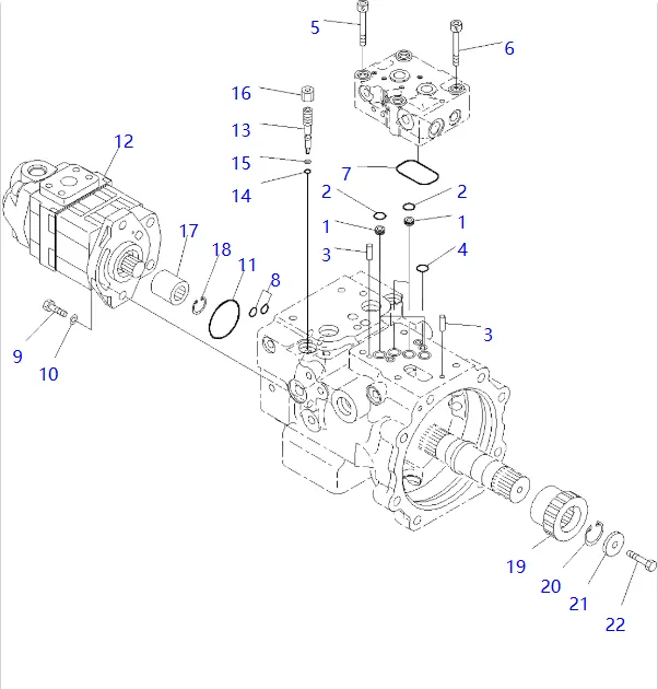 零件图 齿轮泵 小松 708-3T-04620 PC70,PC78MR,PC78US,PC78UU;.png