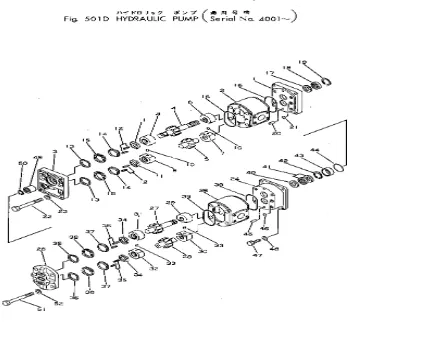 零件号 齿轮泵 小松 704-56-11101 GD31RC, GD600R, GD605A; 车轮稳定器GS360.png