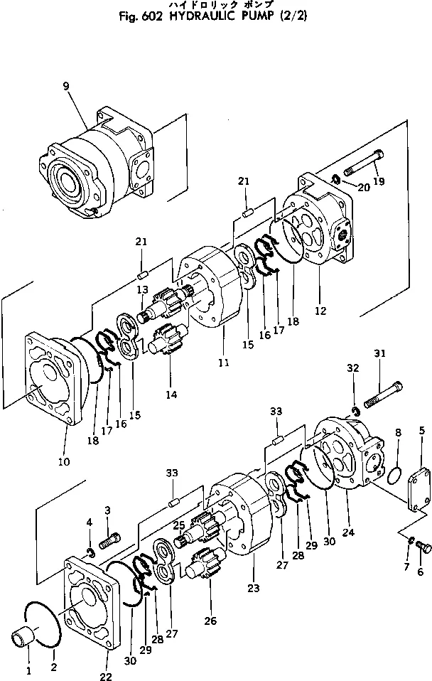 零件图 齿轮泵 小松 705-55-34000 Wheel Loaders 560B; SAL100+050+063.png