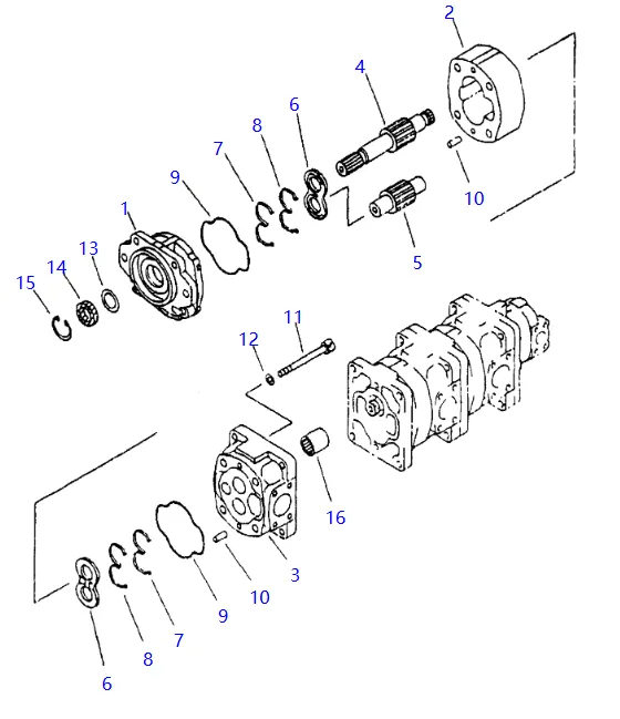 零件图 齿轮泵 小松 705-55-34190 Wheel Loaders WA380; SAL80+36+50+22 .png