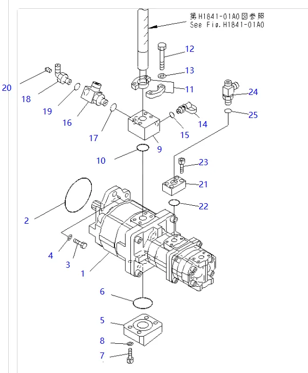 零件图 齿轮泵 小松 705-56-34360 PC1100, PC1100SE, PC1100SP, PC1250, PC1250SE, PC1250SP;.png