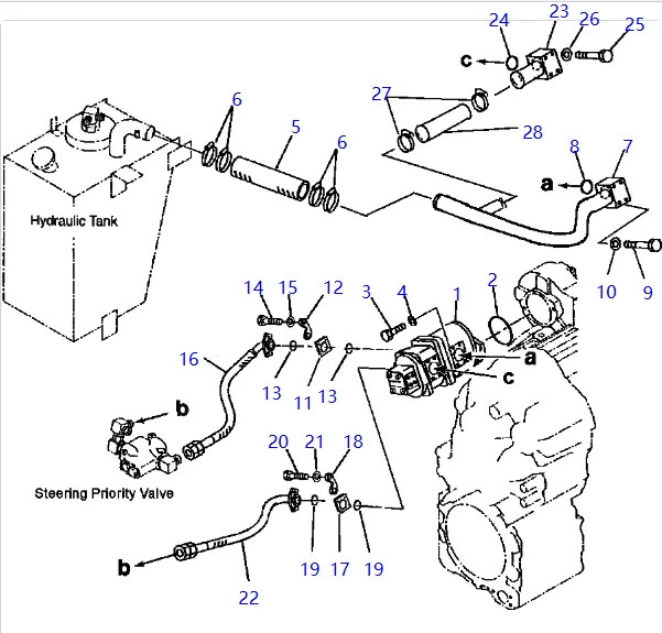 零件图 齿轮泵 小松 705-57-21010 Wheel Loaders WA180, WA180PT; .png