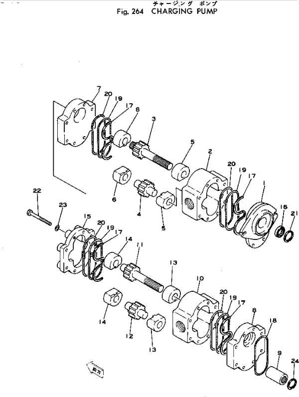 零件图 齿轮充电泵 小松 385-10234561 Wheel Loaders 540, 540B.png